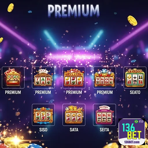 Imagem ilustrativa de jogos de cassino no 136bet, destaque para opções variadas de apostas e entretenimento na plataform