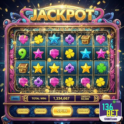Jogador feliz em slot game de promoções atraentes na 136bet